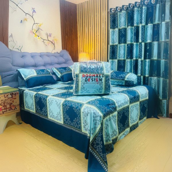 TanazMart Bedsheet (0E) – Pure Cotton Bedding Collection