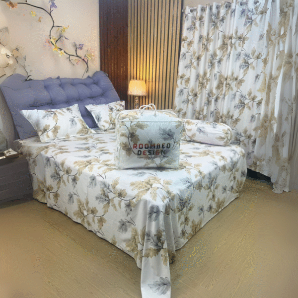 TanazMart Bedsheet (0I) – Pure Cotton Bedding Collection